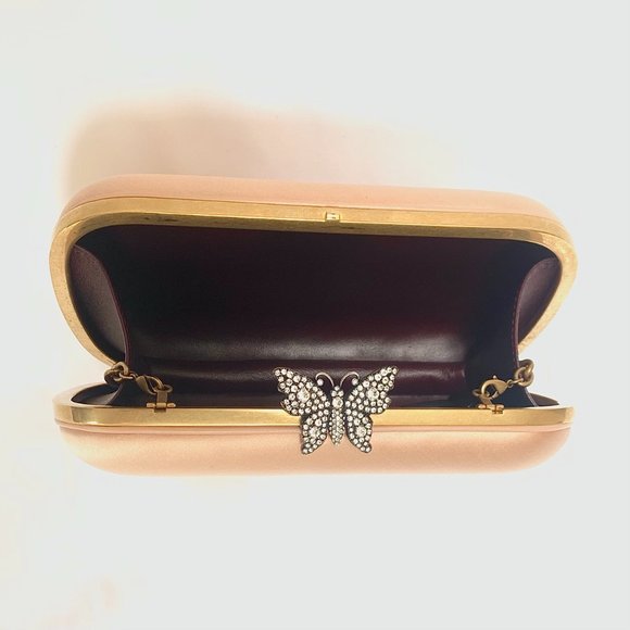 Gucci Broadway Butterfly Handbag Clutch in Pink - Picture 6 of 14